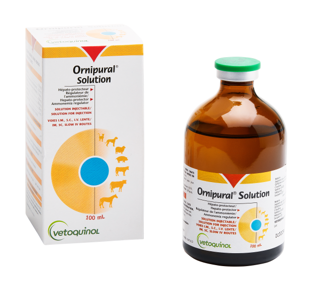 Ornipural is a product for horses' livers. It is used to clean the liver and reduce the horse's weight, which in turn gives the horse a better performance. It also acts as a refreshing agent for the liver.