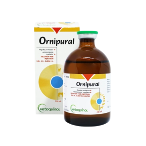 Ornipural is a product for horses' livers. It is used to clean the liver and reduce the horse's weight, which in turn gives the horse a better performance. It also acts as a refreshing agent for the liver.