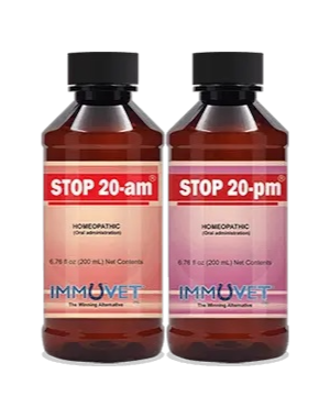 STOP 20-am® and STOP 20-pm® are special all-natural formulas carefully developed to help support respiratory health in horses.