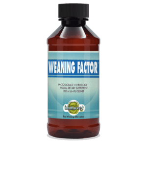 WEANING FACTOR® is an all-natural product that helps reduce the foal’s stress and boost their confidence during and after separation. WEANING FACTOR® will make the foal look healthy, strong, and resistant.