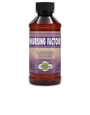 NURSING FACTOR® is an all-natural, non-toxic product developed to increase the quality and quantity of milk in milking mares.
