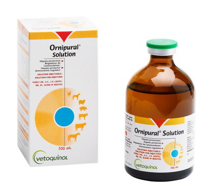 Ornipural is a product for horses' livers. It is used to clean the liver and reduce the horse's weight, which in turn gives the horse a better performance. It also acts as a refreshing agent for the liver.