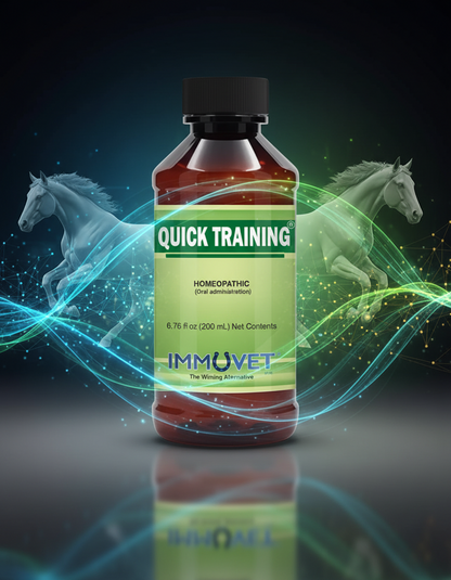 QUICK TRAINING® micro-dosage proprietary blend formulated to help support muscle health in horses.*