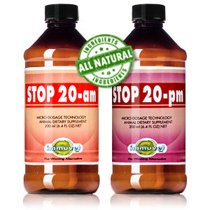 STOP 20-am® and STOP 20-pm® are special all-natural formulas carefully developed to help support respiratory health in horses.