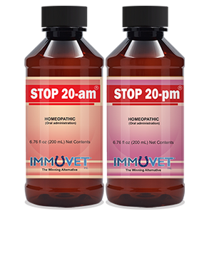 STOP 20-am® and STOP 20-pm® are special all-natural formulas carefully developed to help support respiratory health in horses.