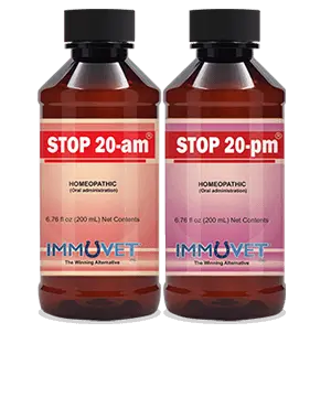 STOP 20-am® and STOP 20-pm® are special all-natural formulas carefully developed to help support respiratory health in horses.