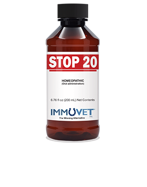 STOP 20® is a micro-dosage proprietary blend formulated to help support respiratory health in horses*.