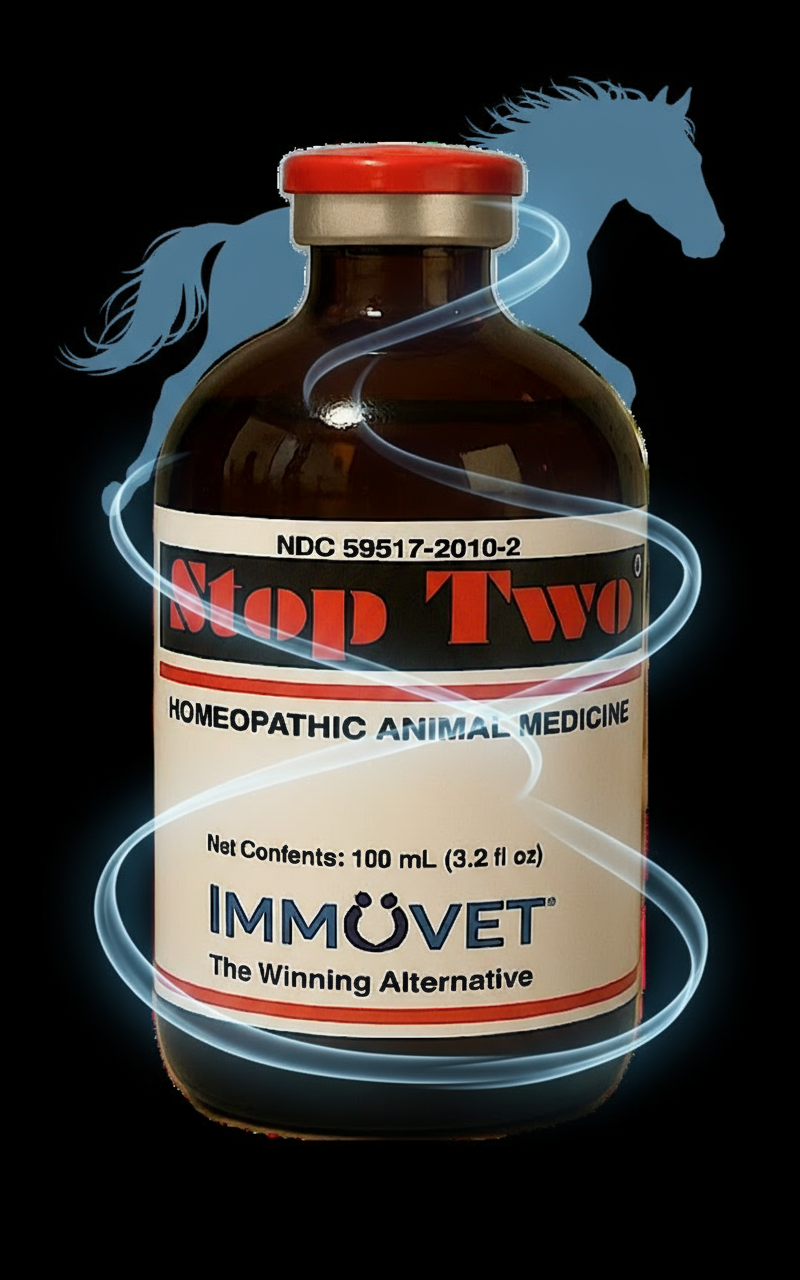 Stop Two® is a carefully developed all-natural homeopathic formula designed to help support respiratory health in horses*.
