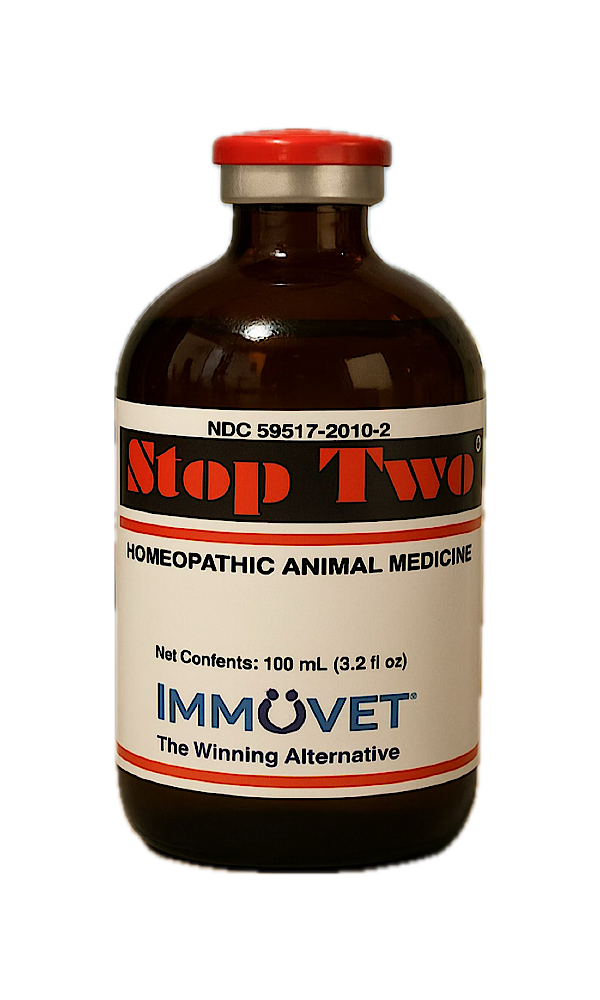 Stop Two® is a carefully developed all-natural homeopathic formula designed to help support respiratory health in horses*.