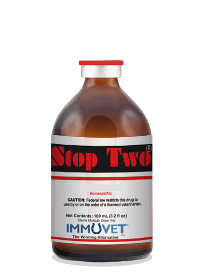 Stop Two® is a carefully developed all-natural homeopathic formula designed to help support respiratory health in horses*.