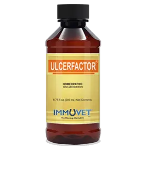 ULCERFACTOR® is an all-natural formula that helps support the horse’s gastrointestinal system.
