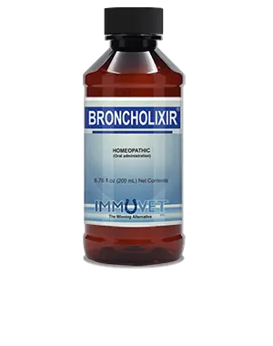 BRONCHOLIXIR® Micro-dosage proprietary blend formulated to help support respiratory health in horses.